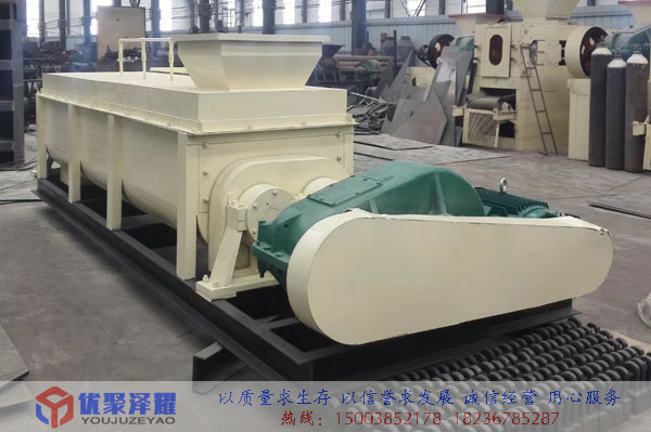 壓球機配套設備雙軸攪拌機的工作原理及技術參數(shù)